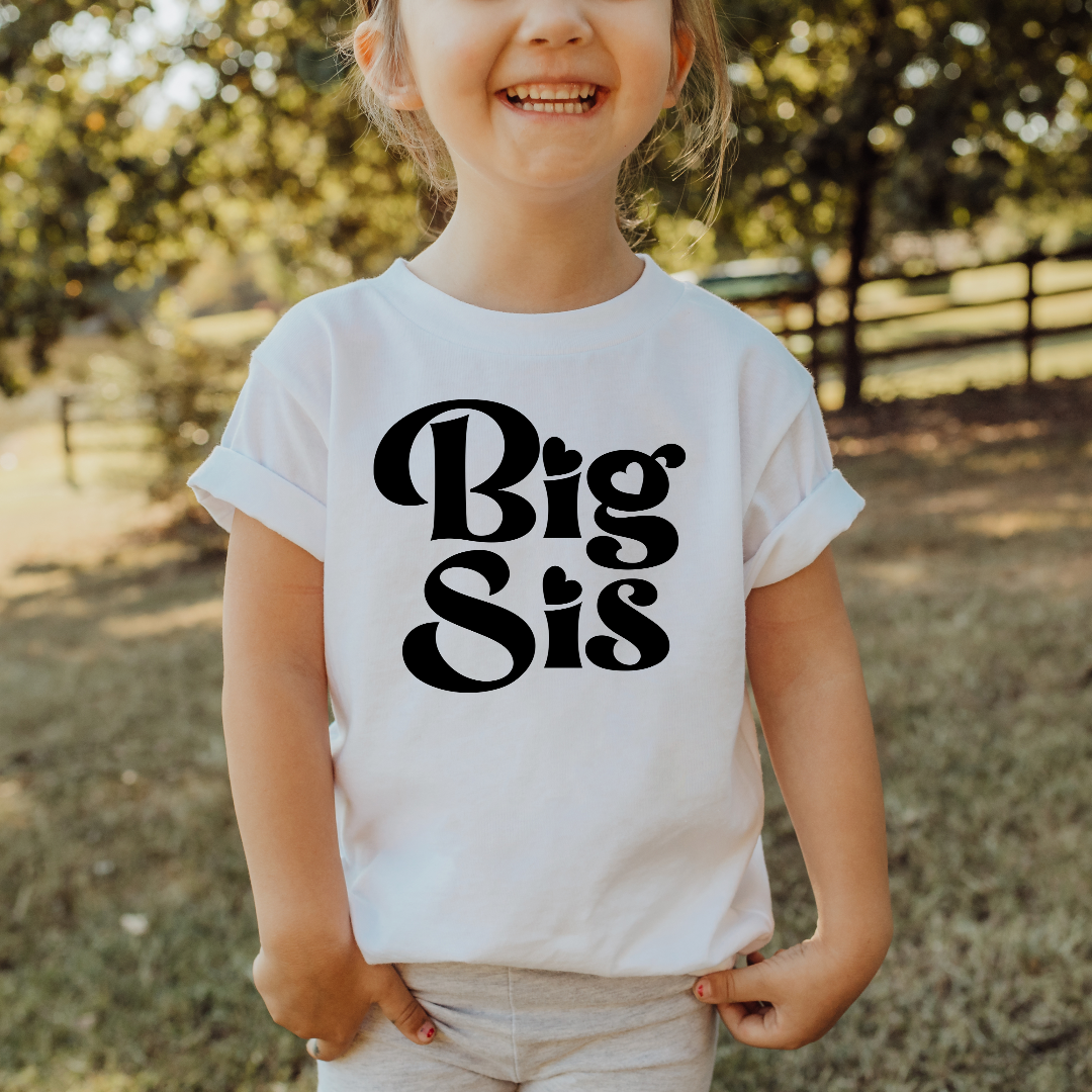 Big Sis Toddler Graphic Tee