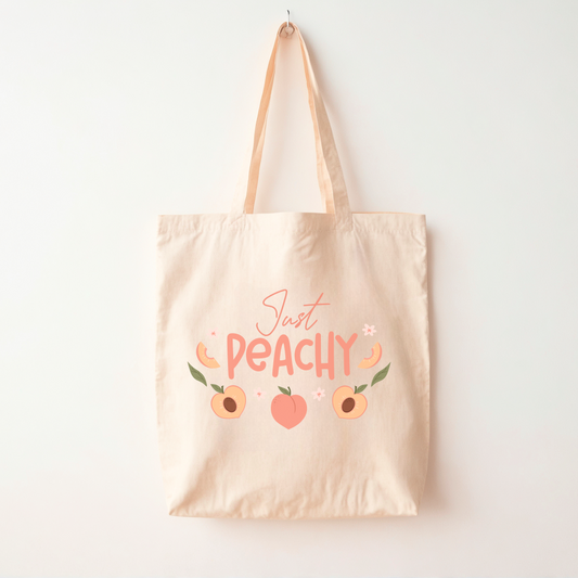 Just Peachy Tote Bag